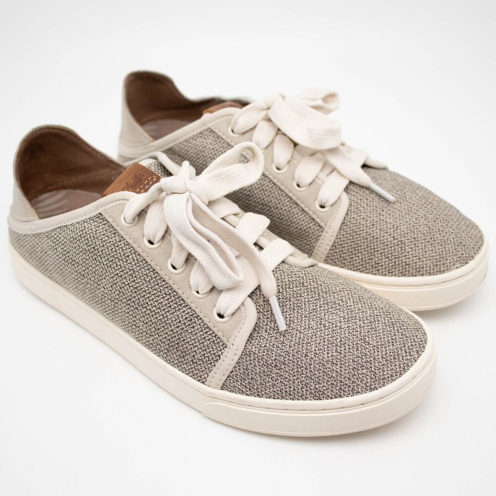 OLUKAI Pehuea Li Flexible Heel Sneakers Tapa Womens SIZE 7.5 US 37.5 EU